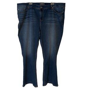 Torrid Blue Jeans Womens 26R 4X Luxe Slim Boot Cut Mid Rise Eagle Rock 1875295 N